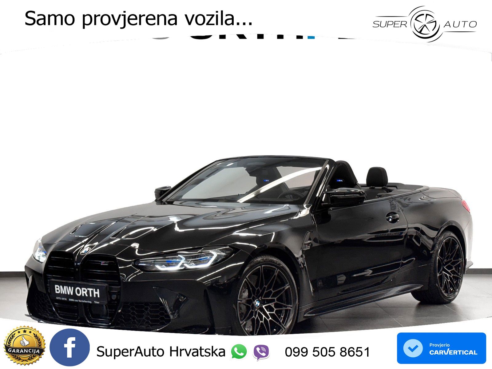 BMW M4 Convertible Competition 3.0 (510 KS) xDrive Steptronic ACC+HEAD+GR SJED+360+PANO