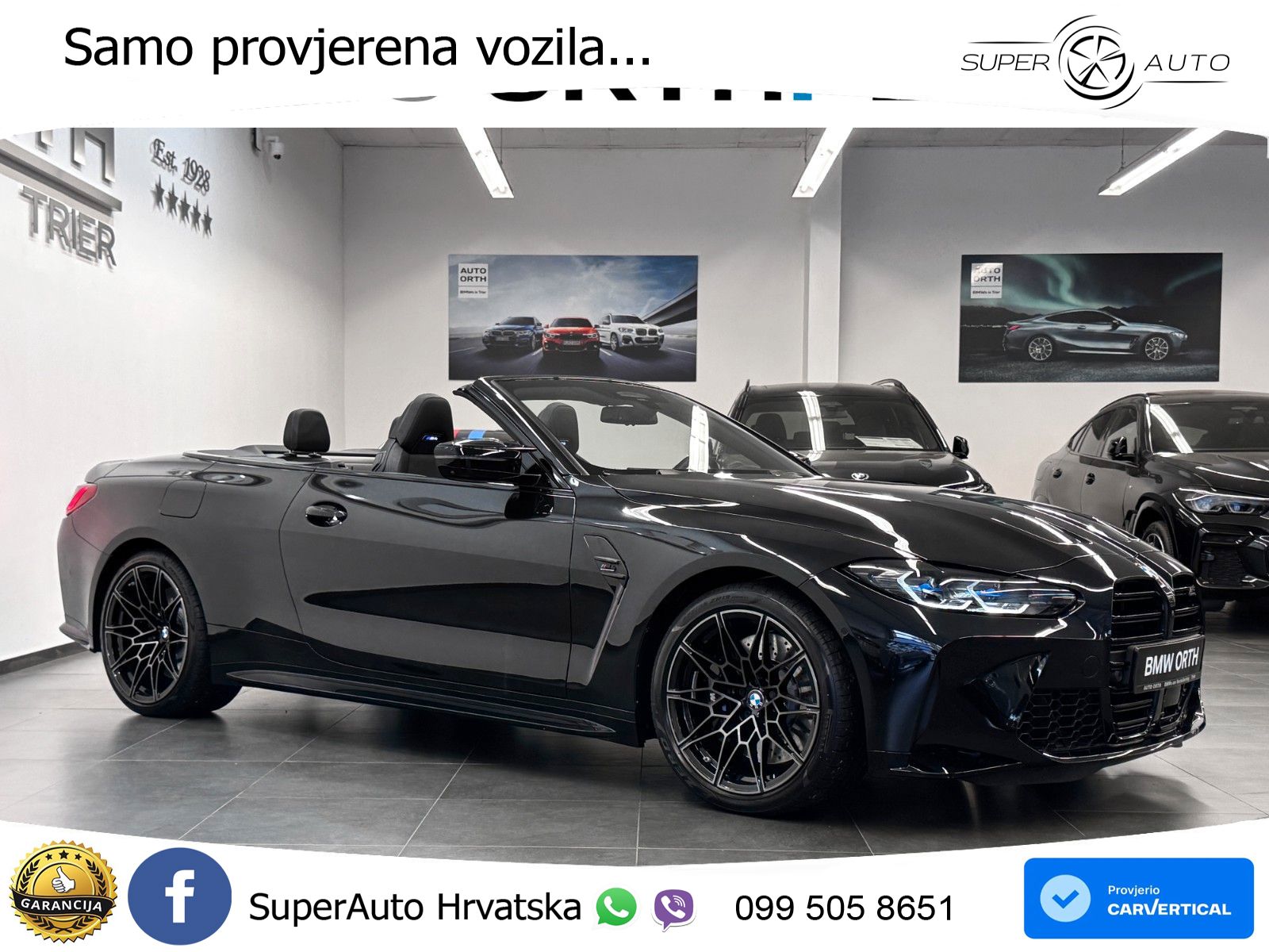 BMW M4 Convertible Competition 3.0 (510 KS) xDrive Steptronic ACC+HEAD+GR SJED+360+PANO