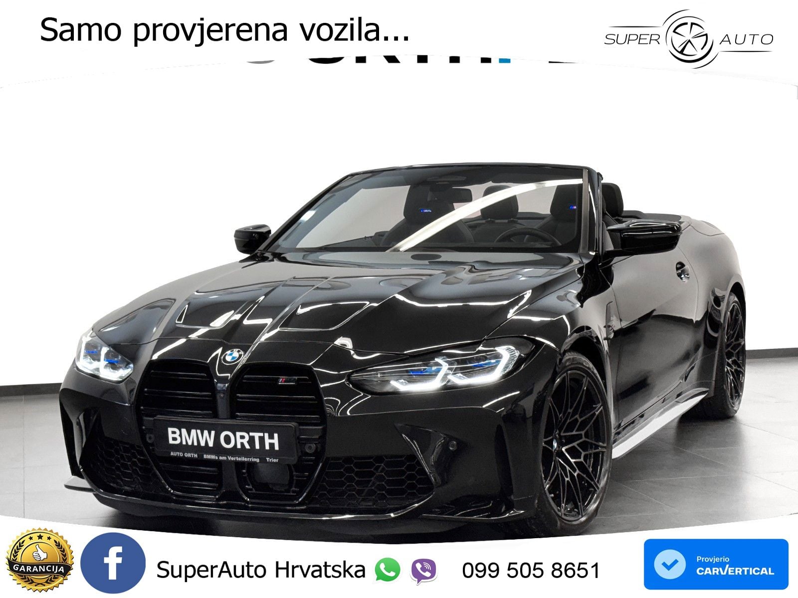 BMW M4 Convertible Competition 3.0 (510 KS) xDrive Steptronic ACC+HEAD+GR SJED+360+PANO