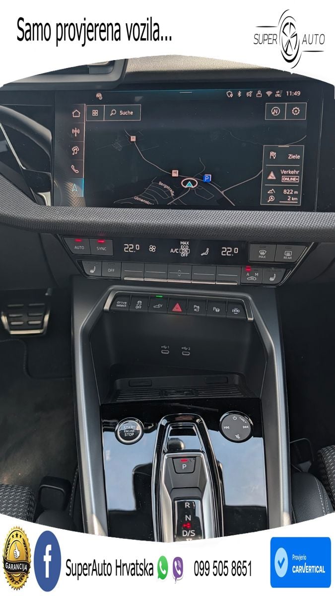 Audi A3 allstreet 40 TFSIe (204 KS) S tronic LED+GR SJED+ACC