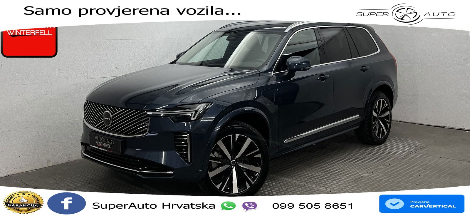Volvo XC90 2.0 T8 AWD Automatic MATRIX+GR SJED+KAM