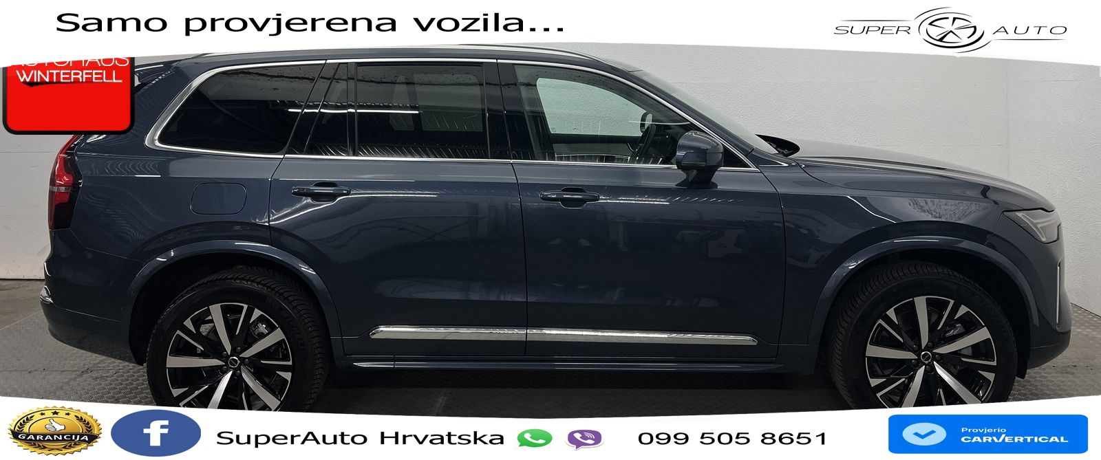 Volvo XC90 2.0 T8 AWD Automatic MATRIX+GR SJED+KAM
