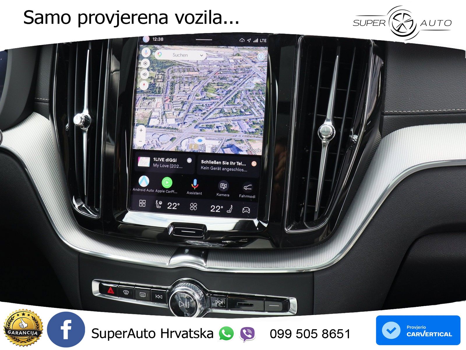 Volvo XC60 T8 AWD Geartronic ZRAČNI+ACC+GR SJED+KAM+PANO
