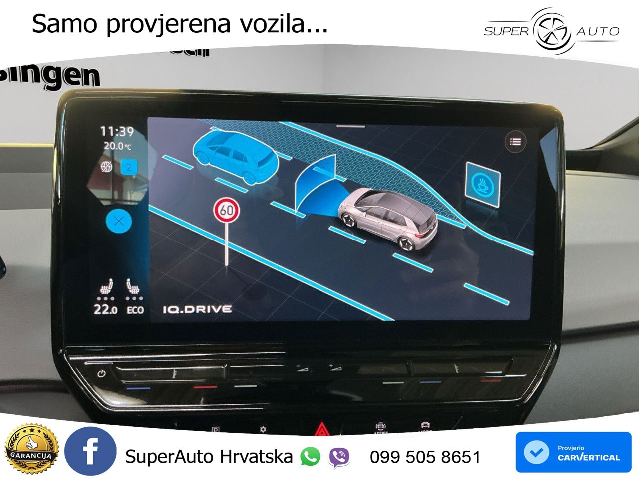 Volkswagen ID.3 Pro 62 kWh (204 KS) LED+GR SJED+ACC