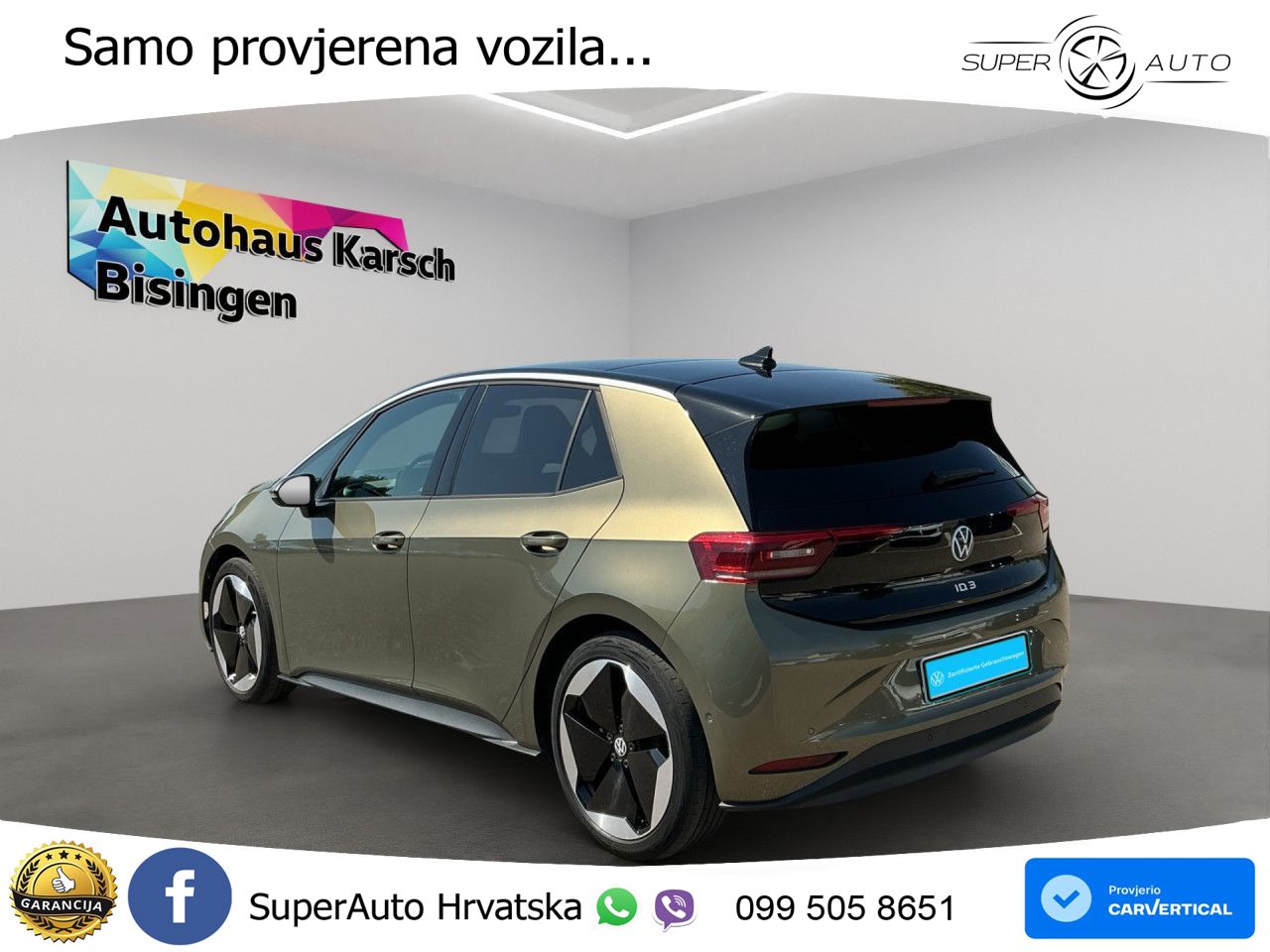 Volkswagen ID.3 Pro 62 kWh (204 KS) LED+GR SJED+ACC