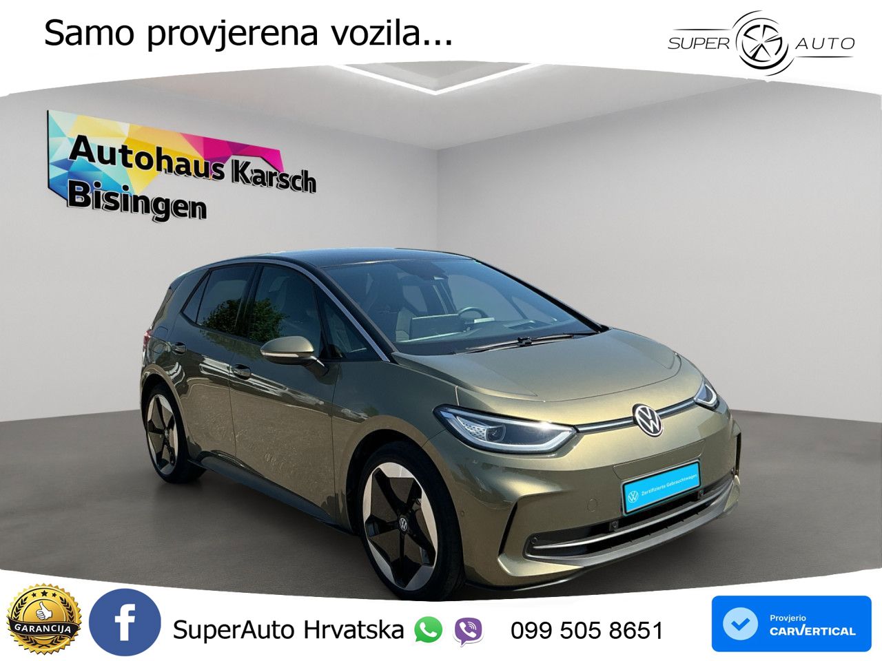 Volkswagen ID.3 Pro 62 kWh (204 KS) LED+GR SJED+ACC