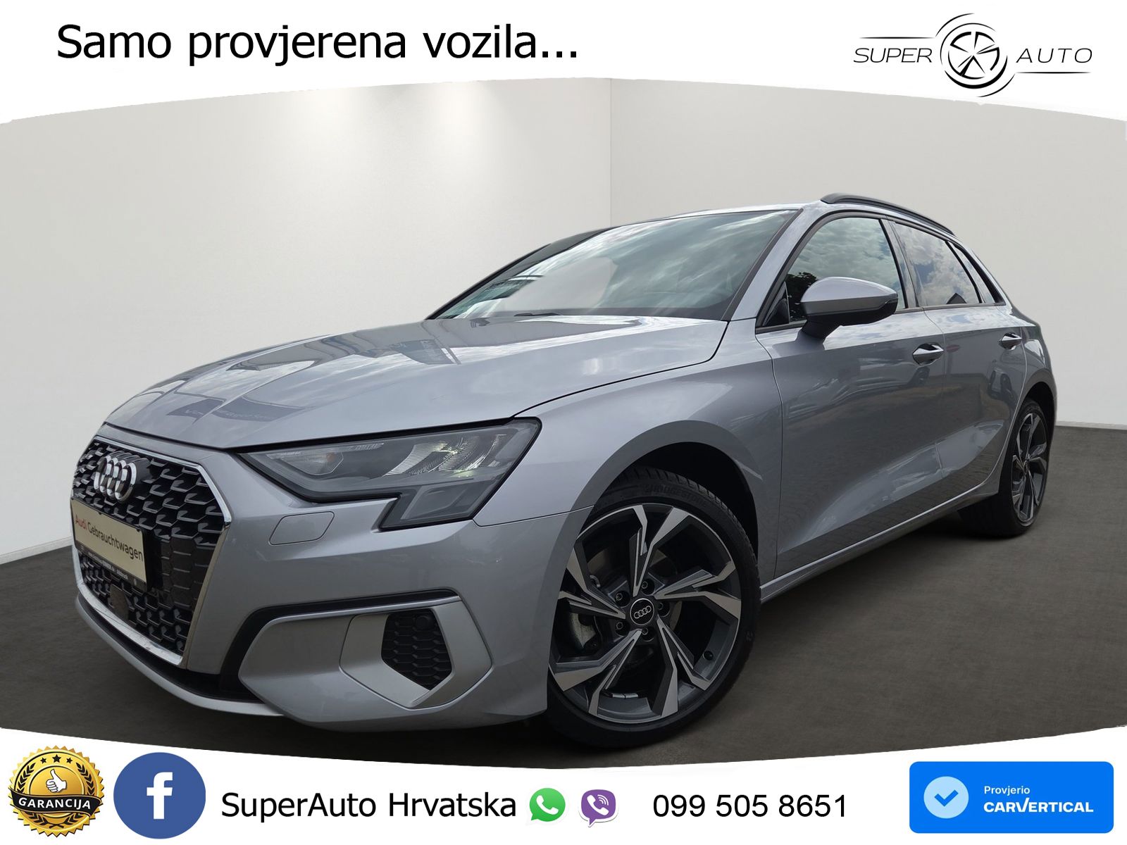 Audi A3 35 TFSI (150 KS) LED+GR SJED+ACC