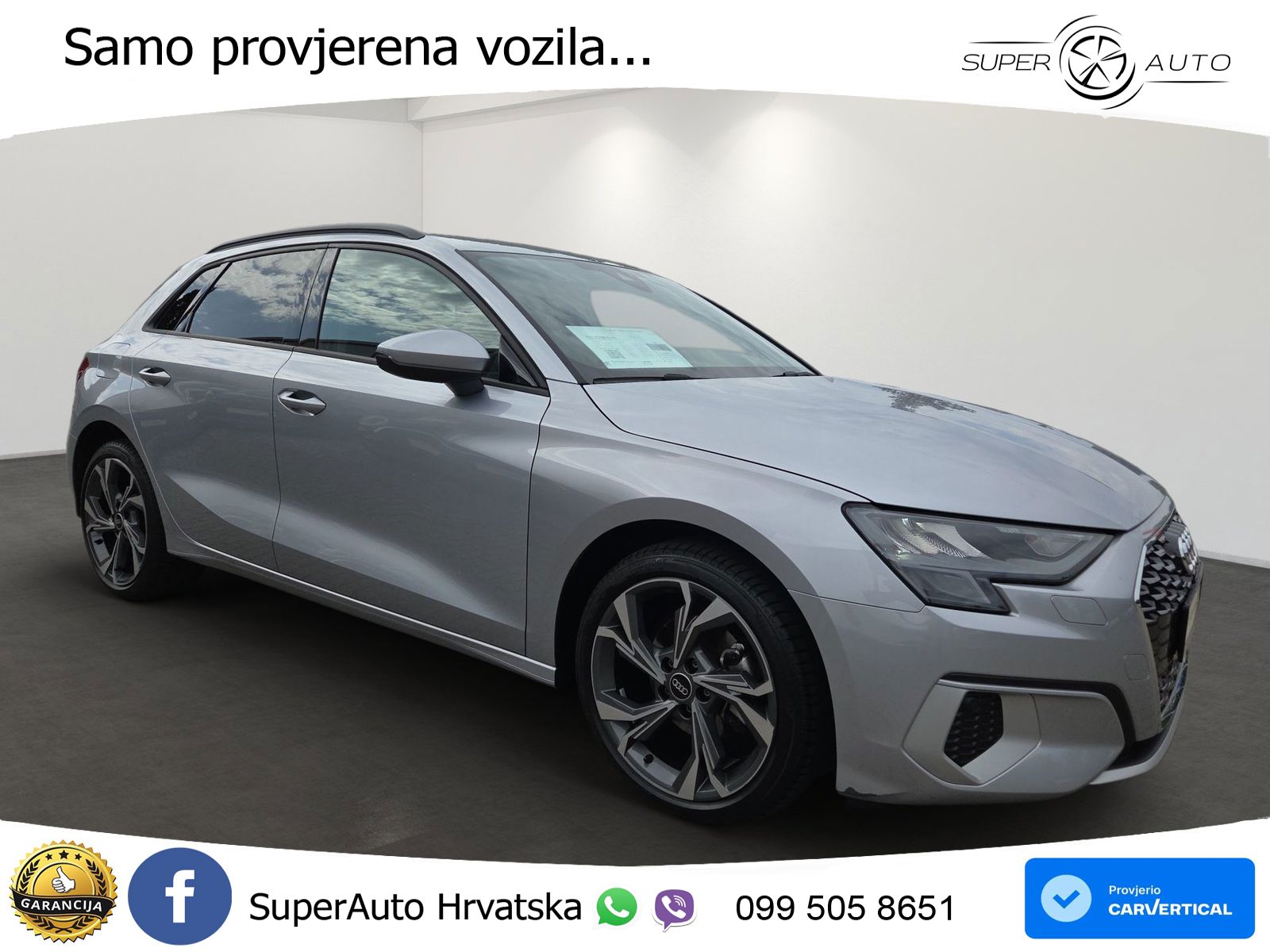Audi A3 35 TFSI (150 KS) LED+GR SJED+ACC