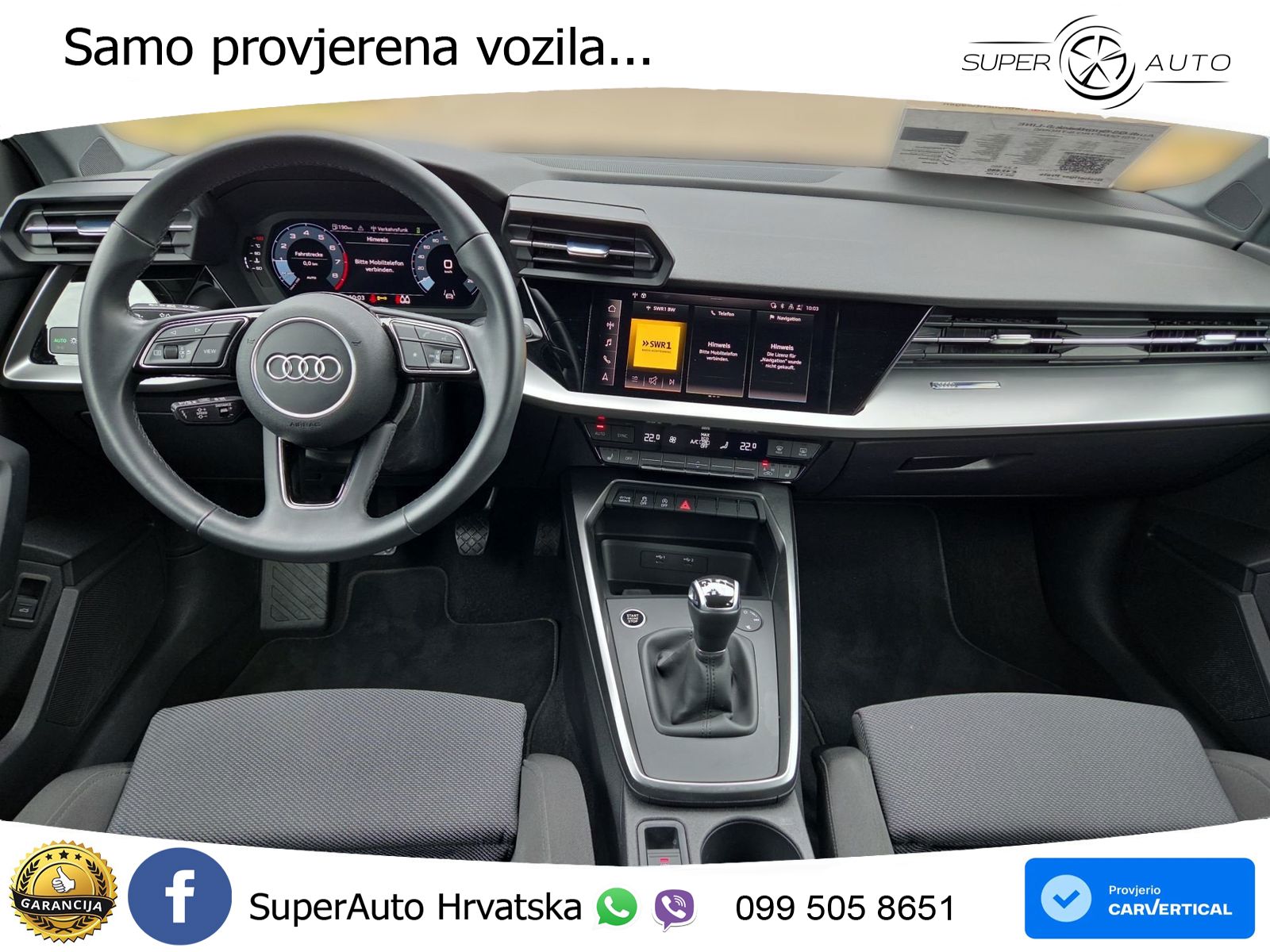 Audi A3 35 TFSI (150 KS) LED+GR SJED+ACC