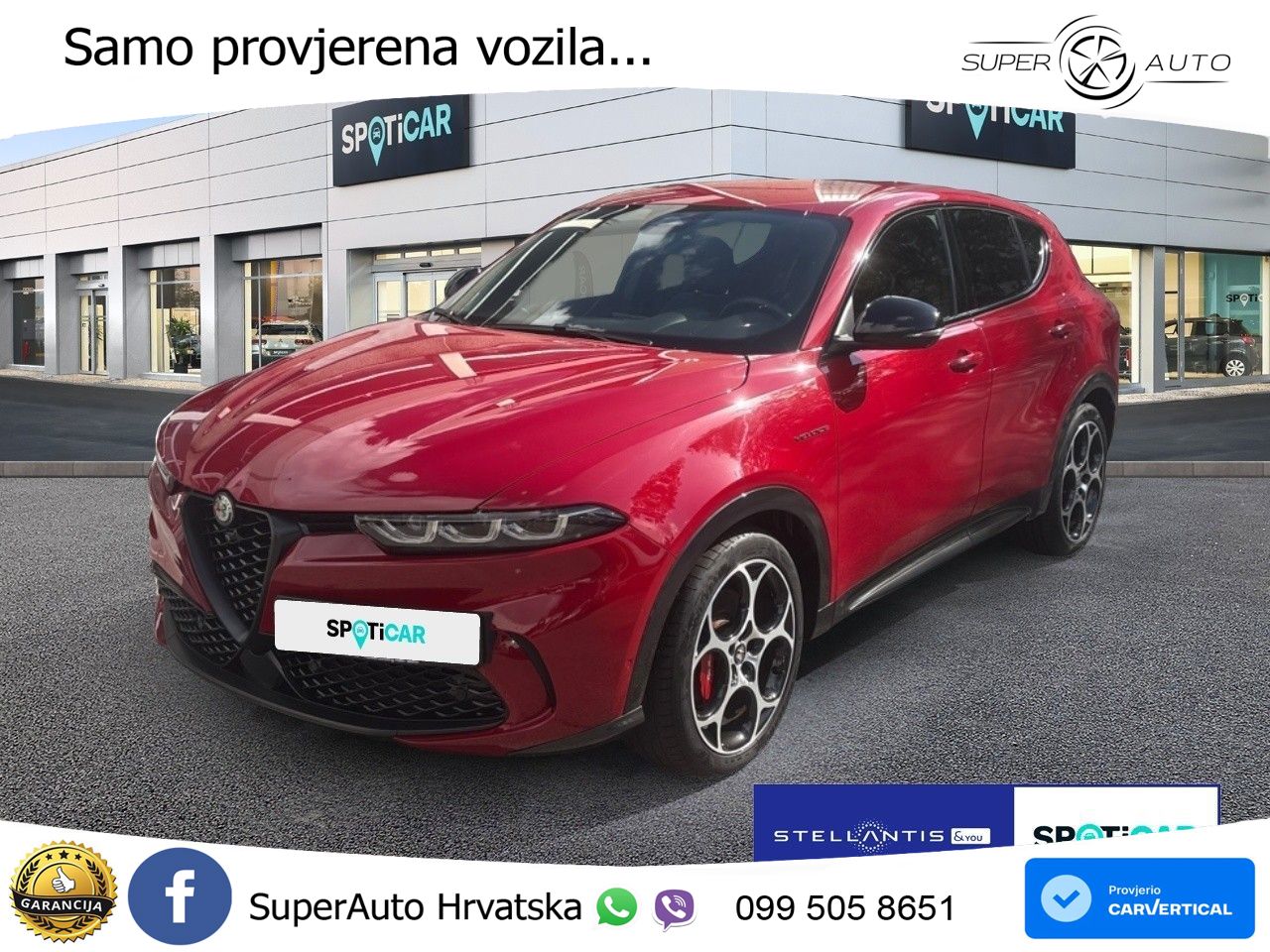 Alfa Romeo Tonale 1.5 VGT (160 KS) 48V-Hybrid TCT LED+GR SJED+ACC