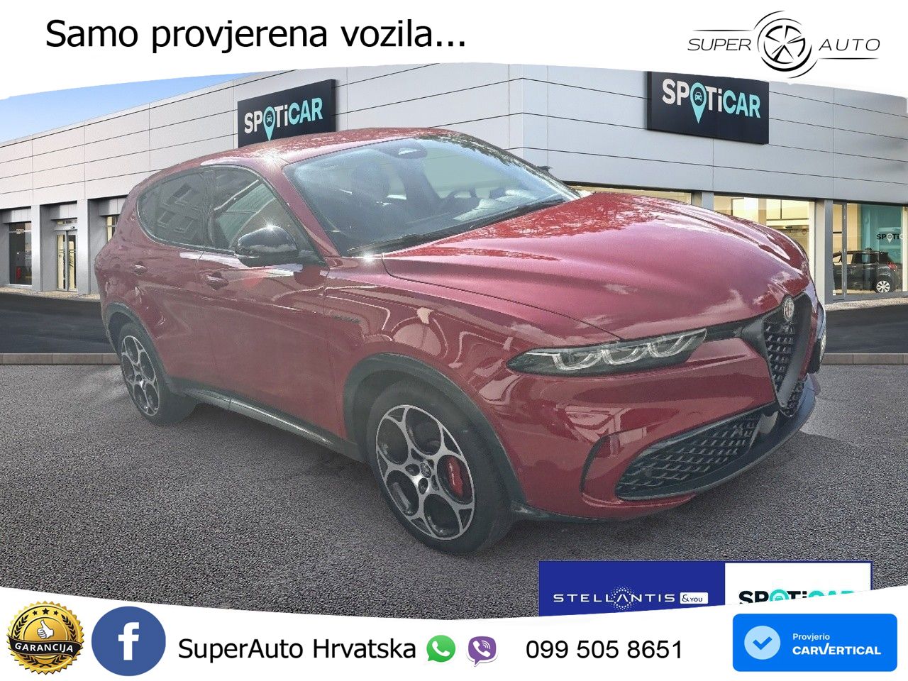 Alfa Romeo Tonale 1.5 VGT (160 KS) 48V-Hybrid TCT LED+GR SJED+ACC