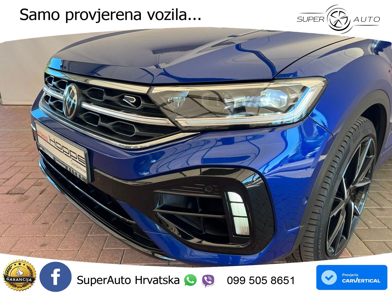 Volkswagen T-Roc I R 2.0 TSI (300 KS) OPF 4M DSG MATRIX+GR SJED+KAM