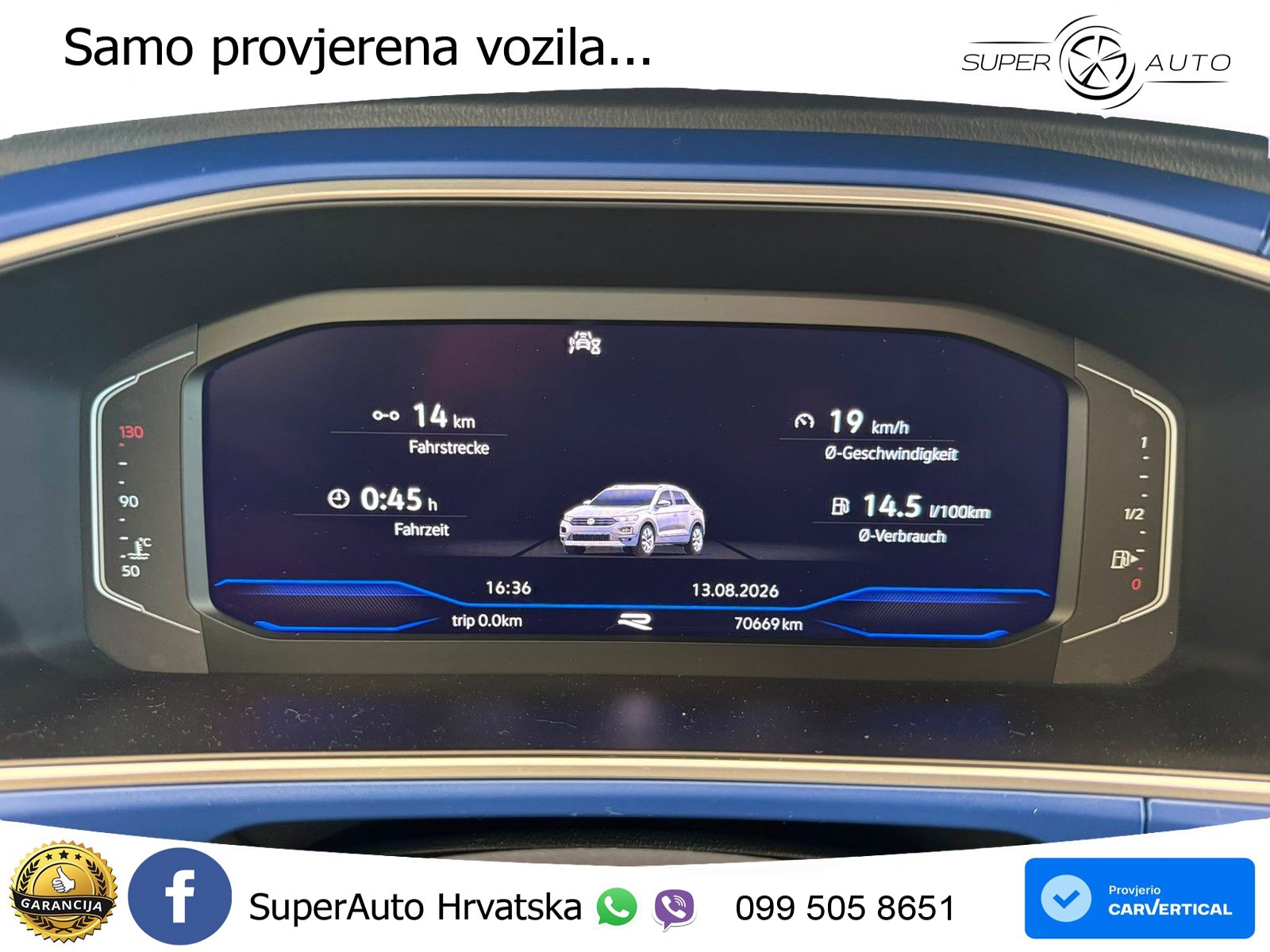 Volkswagen T-Roc I R 2.0 TSI (300 KS) OPF 4M DSG MATRIX+GR SJED+KAM