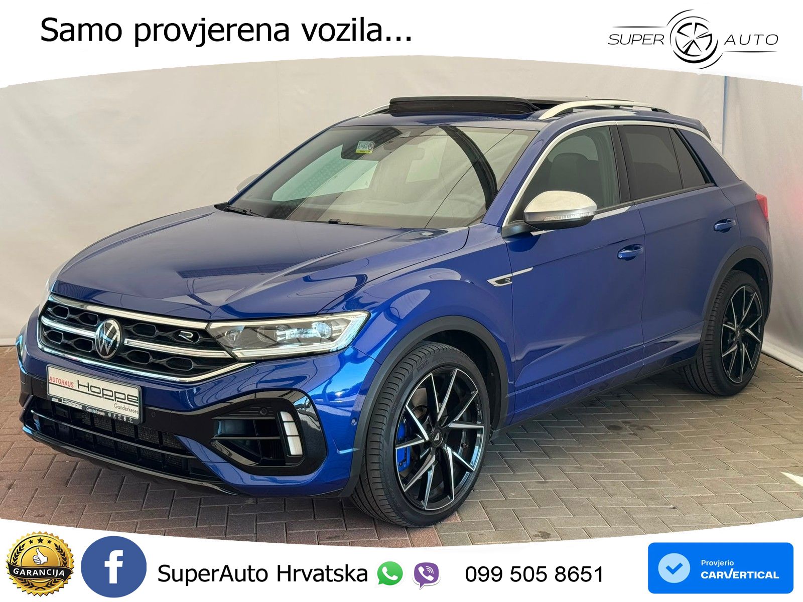Volkswagen T-Roc I R 2.0 TSI (300 KS) OPF 4M DSG MATRIX+GR SJED+KAM