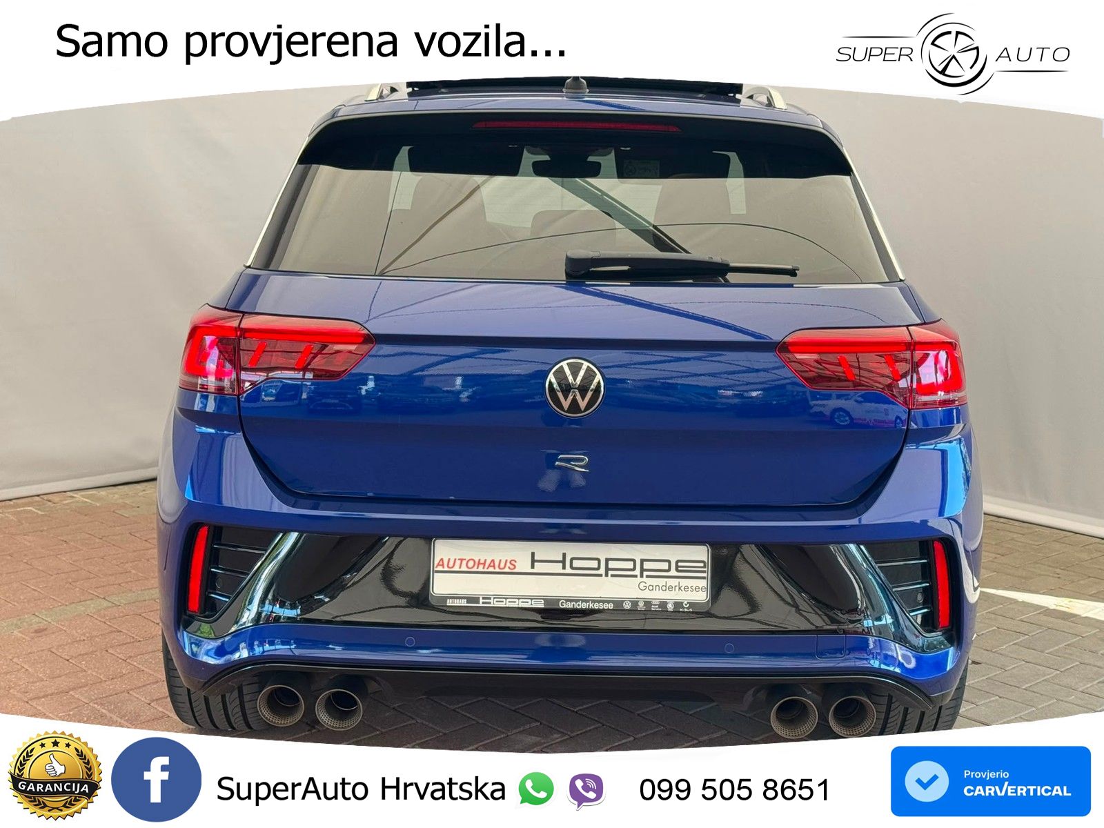 Volkswagen T-Roc I R 2.0 TSI (300 KS) OPF 4M DSG MATRIX+GR SJED+KAM