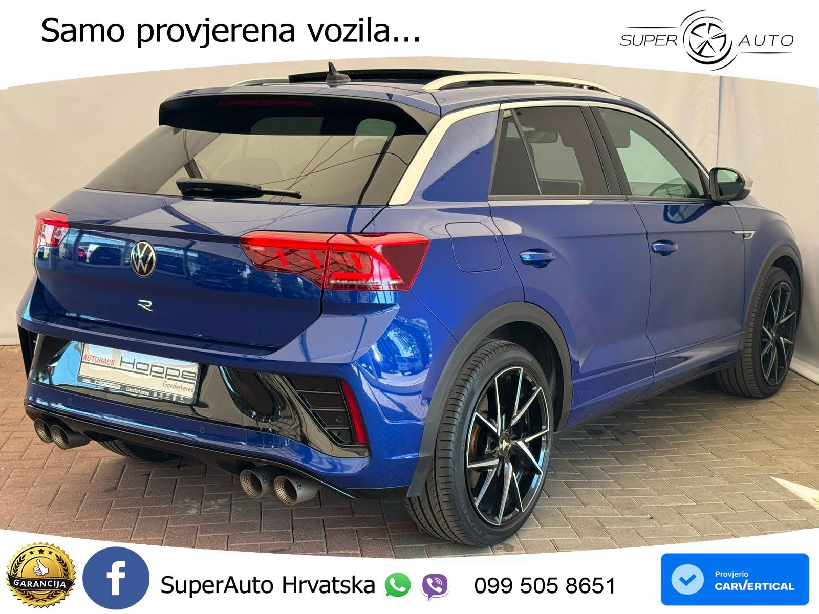 Volkswagen T-Roc I R 2.0 TSI (300 KS) OPF 4M DSG MATRIX+GR SJED+KAM