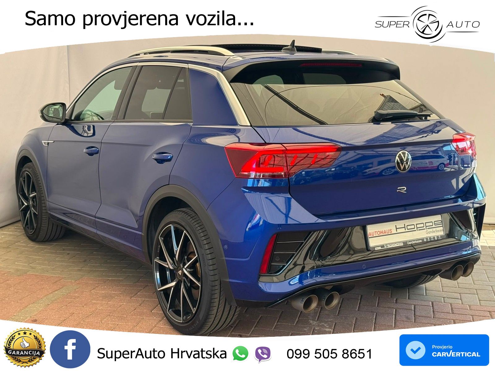 Volkswagen T-Roc I R 2.0 TSI (300 KS) OPF 4M DSG MATRIX+GR SJED+KAM