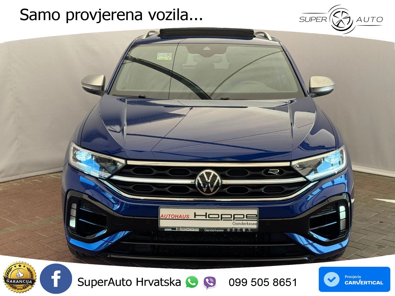 Volkswagen T-Roc I R 2.0 TSI (300 KS) OPF 4M DSG MATRIX+GR SJED+KAM