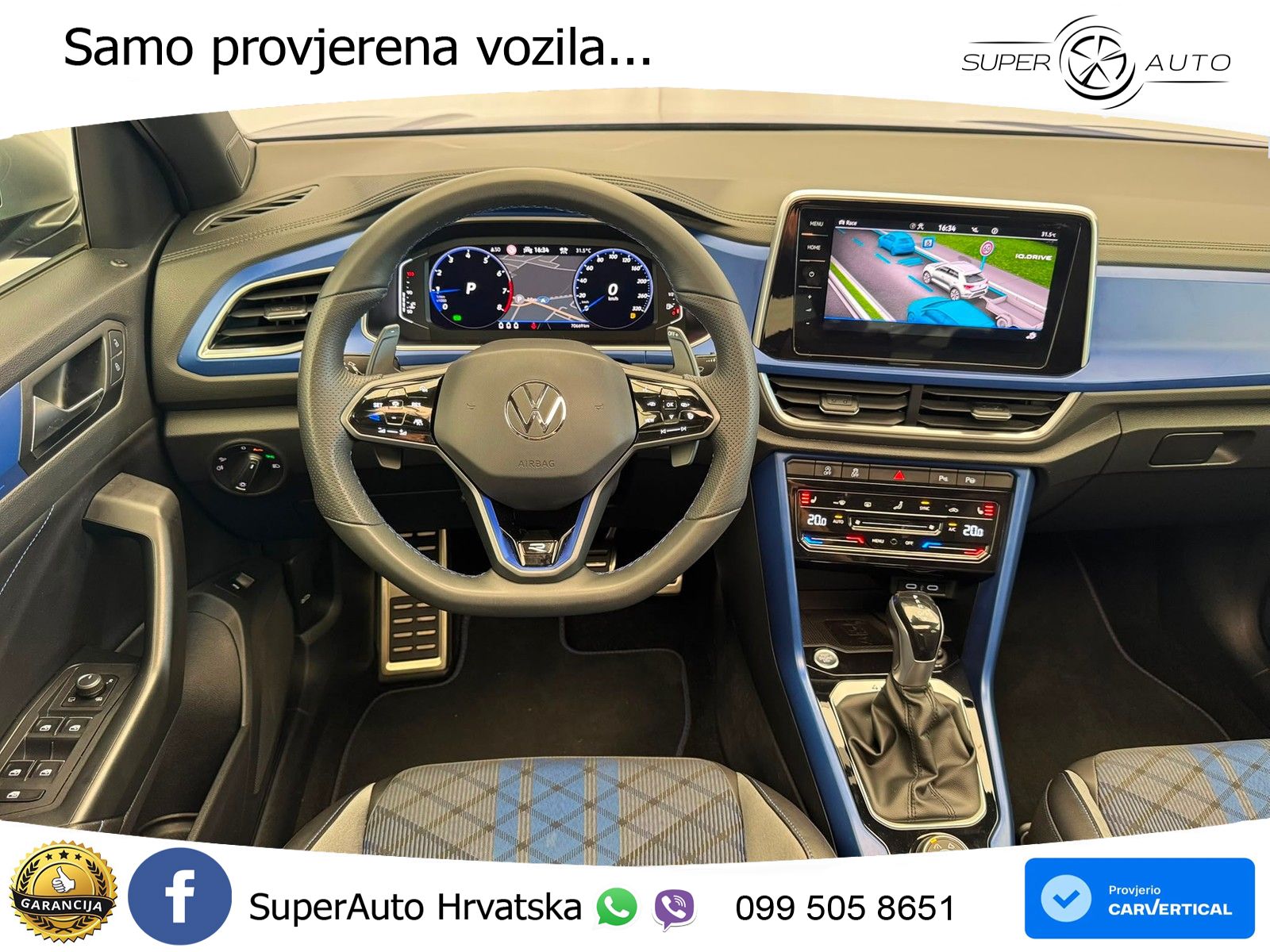 Volkswagen T-Roc I R 2.0 TSI (300 KS) OPF 4M DSG MATRIX+GR SJED+KAM