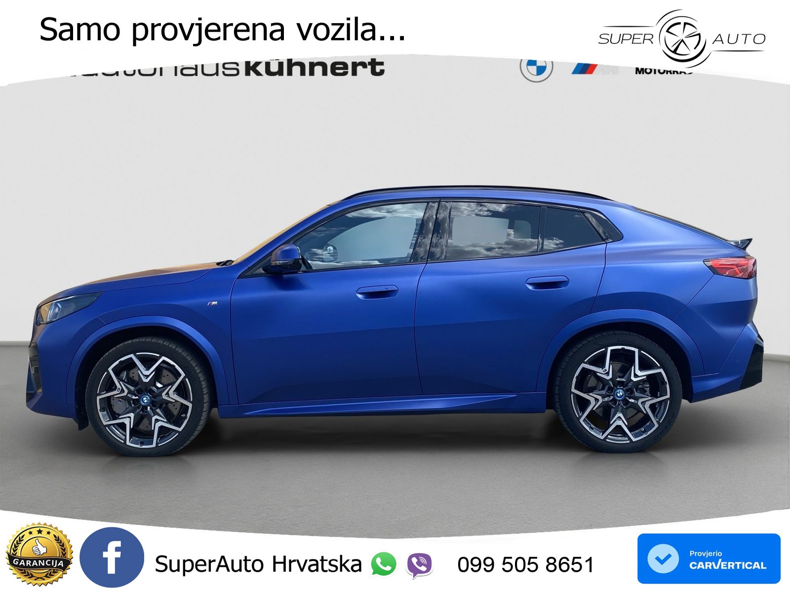 BMW iX2 66.5 kWh (313 KS) xDrive30 M Sport LED+GR SJED+ACC