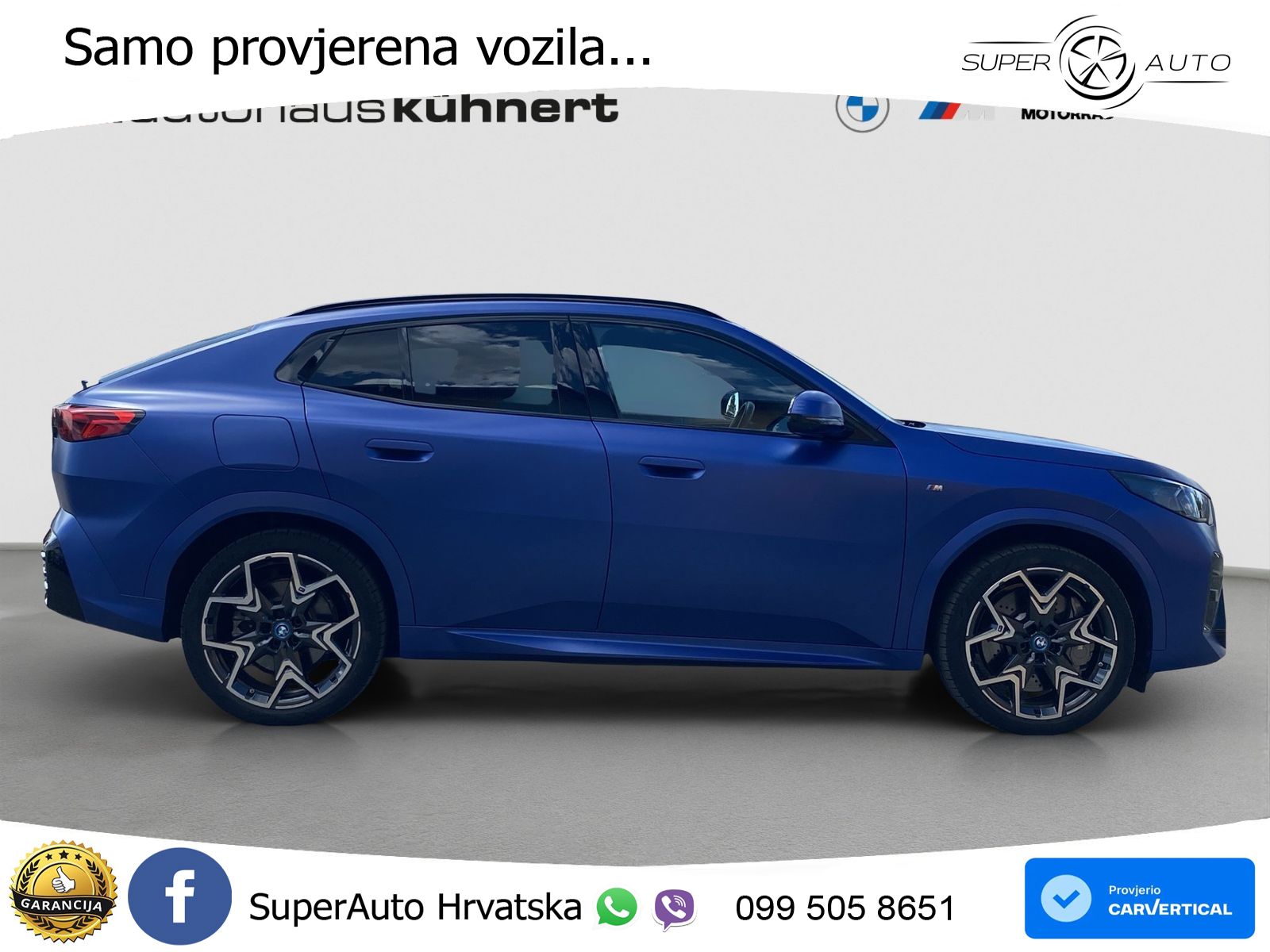 BMW iX2 66.5 kWh (313 KS) xDrive30 M Sport LED+GR SJED+ACC
