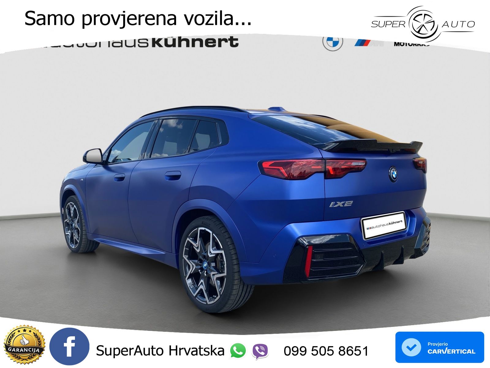 BMW iX2 66.5 kWh (313 KS) xDrive30 M Sport LED+GR SJED+ACC
