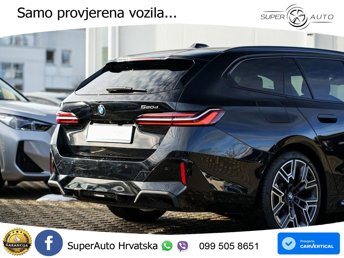 BMW 520d Touring (197 KS) Steptronic M Sport ACC+HEAD+4xGR SJED+360+PANO