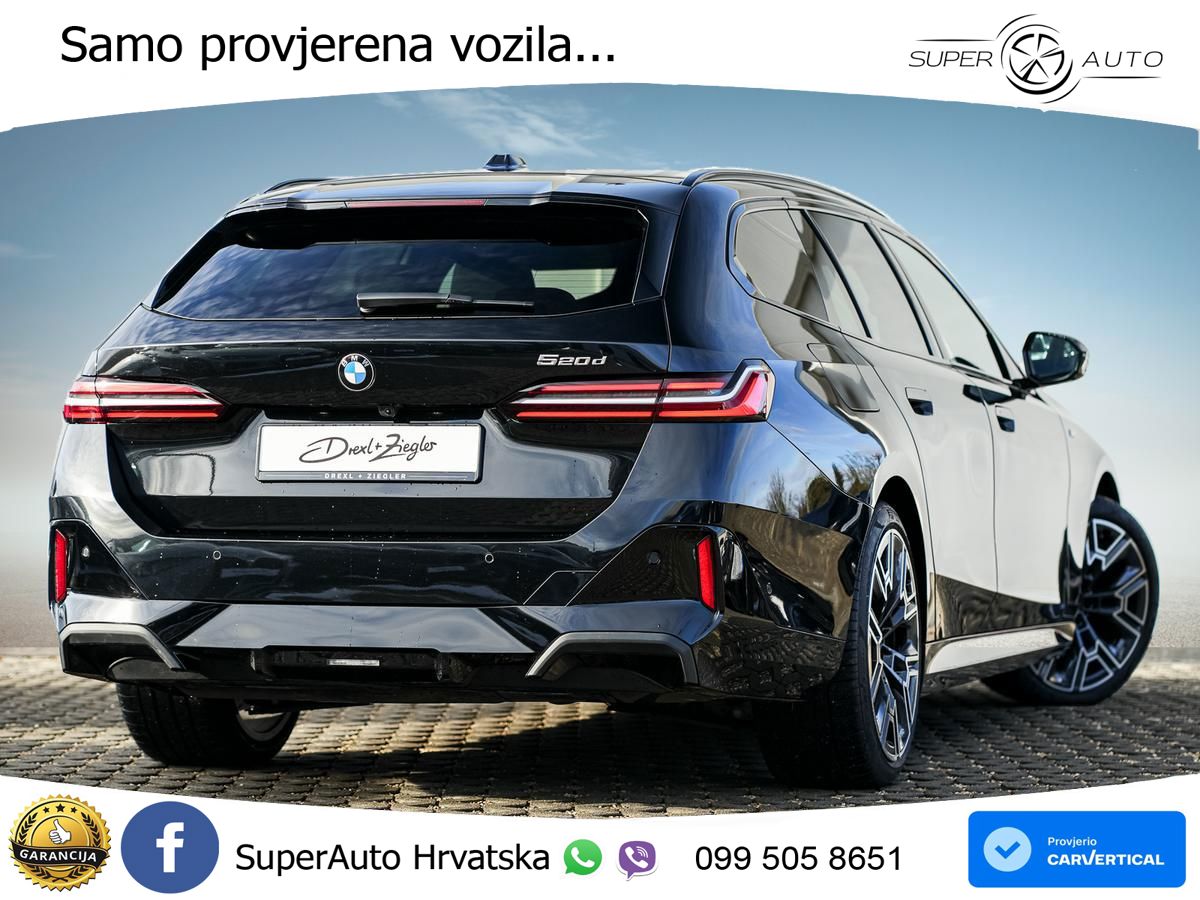 BMW 520d Touring (197 KS) Steptronic M Sport ACC+HEAD+4xGR SJED+360+PANO