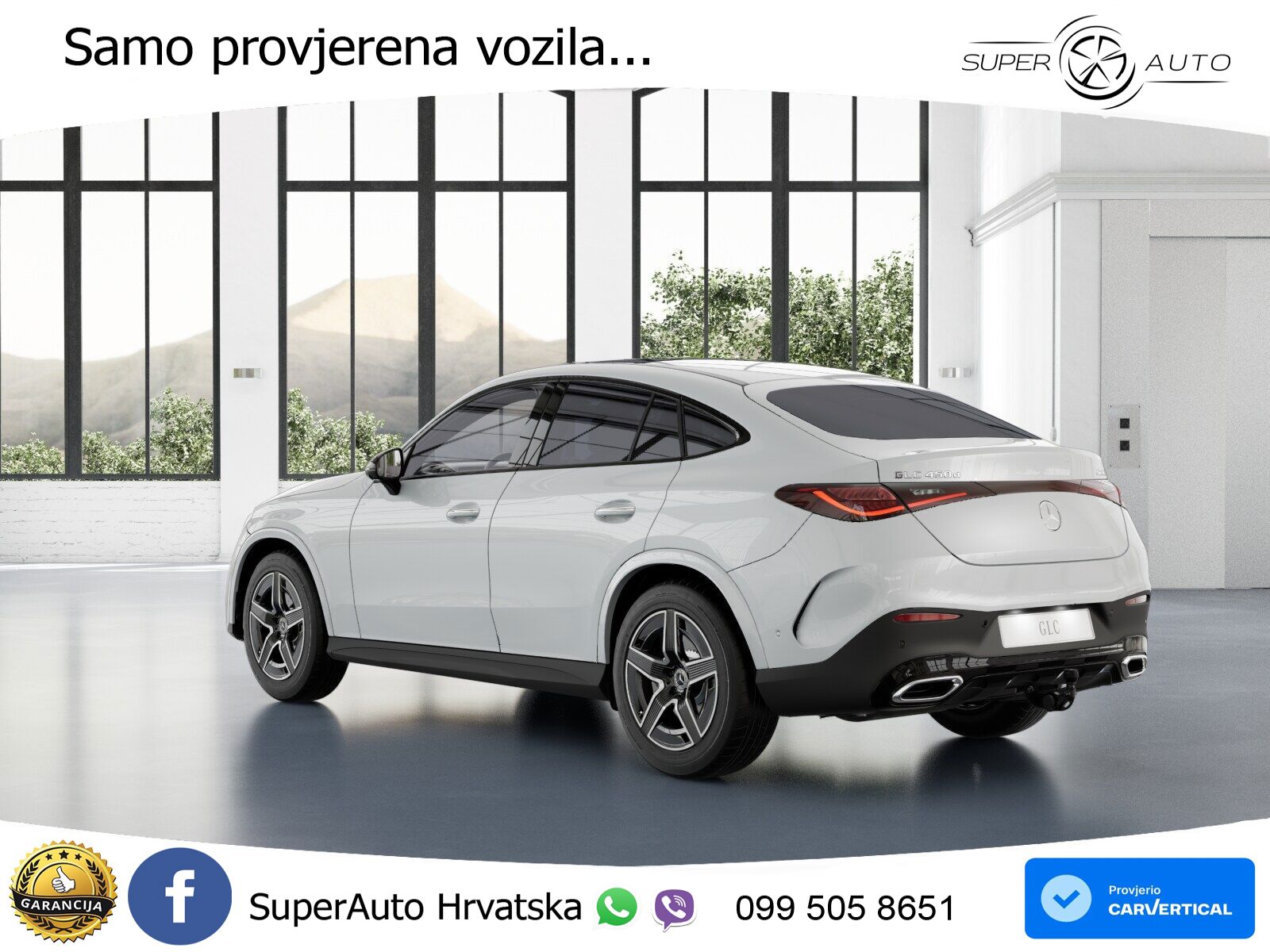 Mercedes GLC Coupe 450d (367 KS) 4MATIC 9G-TRONIC AMG ACC+GR SJED+360+PANO