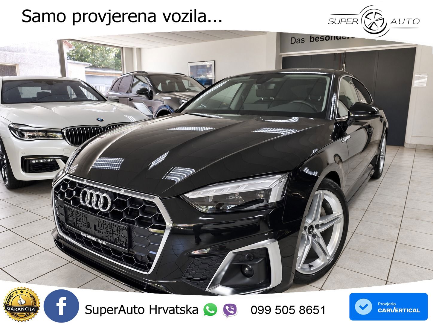 Audi A5 Sportback  40 TFSI (204 KS) S tronic S line MATRIX+GR SJED+KAM