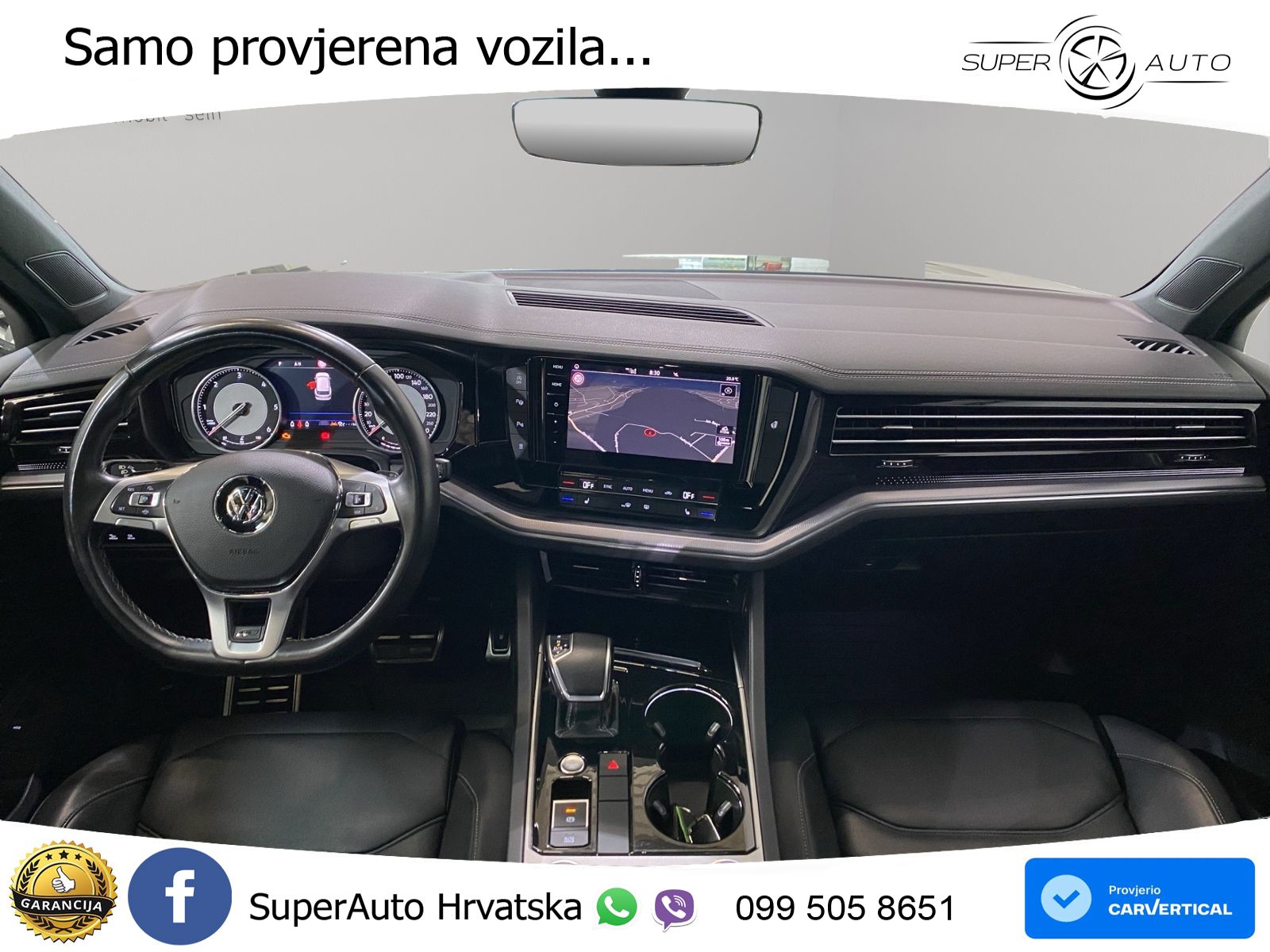 Volkswagen Touareg 3.0 V6 TDI (286 KS) 4MOTION Tiptronic R-Line ZRAČNI+ACC+GR SJED+KAM+PANO