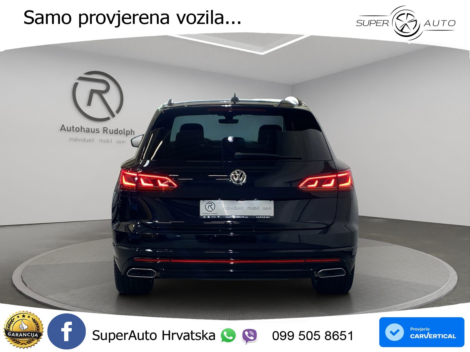 Volkswagen Touareg 3.0 V6 TDI (286 KS) 4MOTION Tiptronic R-Line ZRAČNI+ACC+GR SJED+KAM+PANO