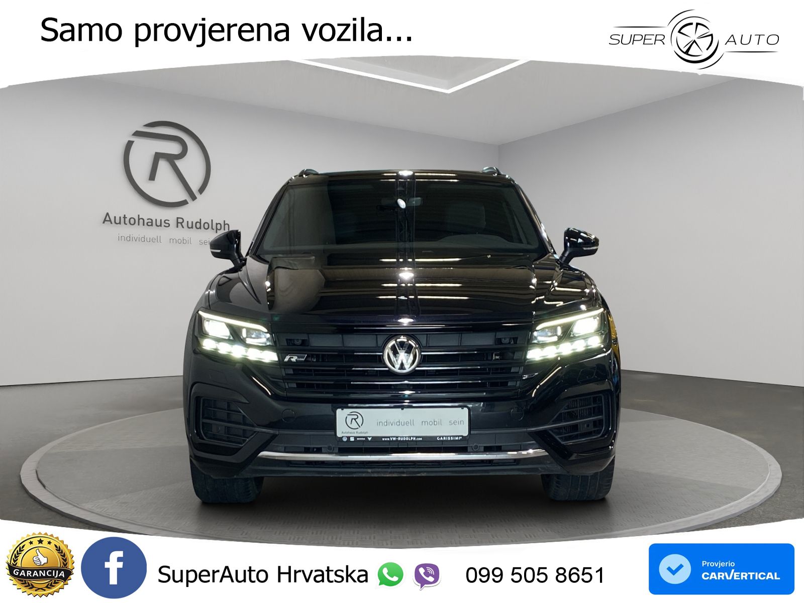 Volkswagen Touareg 3.0 V6 TDI (286 KS) 4MOTION Tiptronic R-Line ZRAČNI+ACC+GR SJED+KAM+PANO