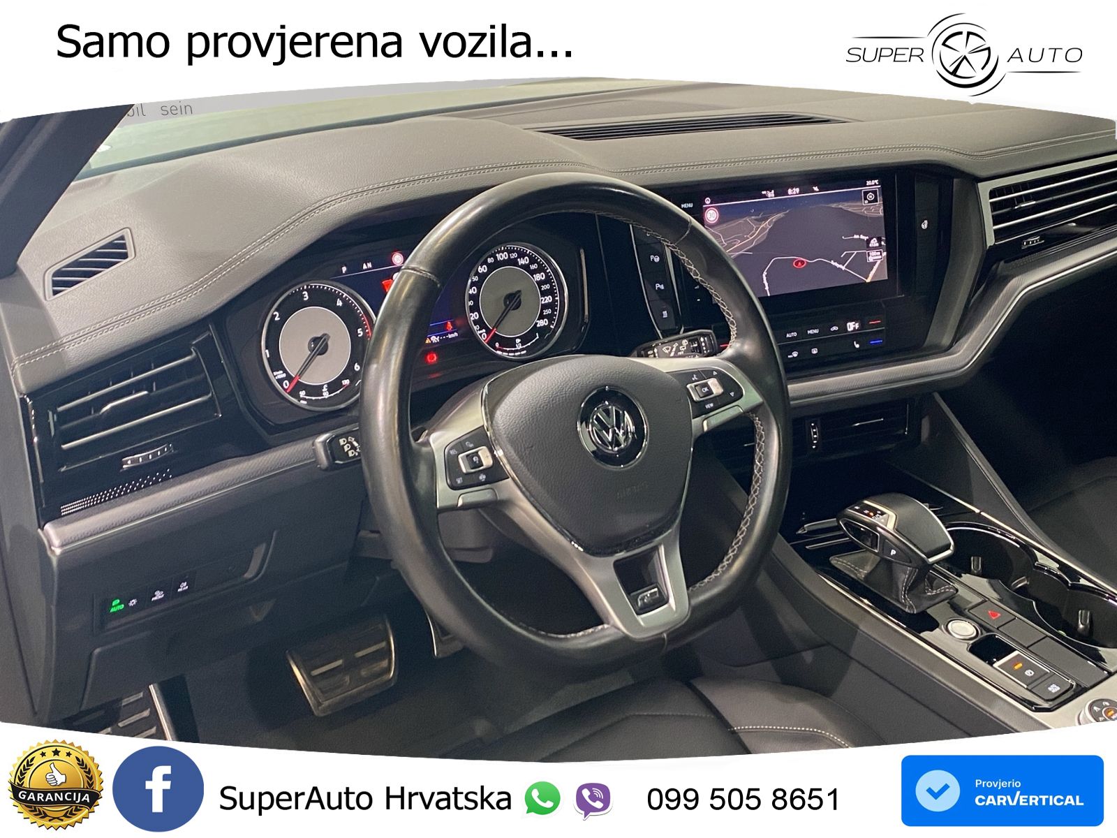 Volkswagen Touareg 3.0 V6 TDI (286 KS) 4MOTION Tiptronic R-Line ZRAČNI+ACC+GR SJED+KAM+PANO