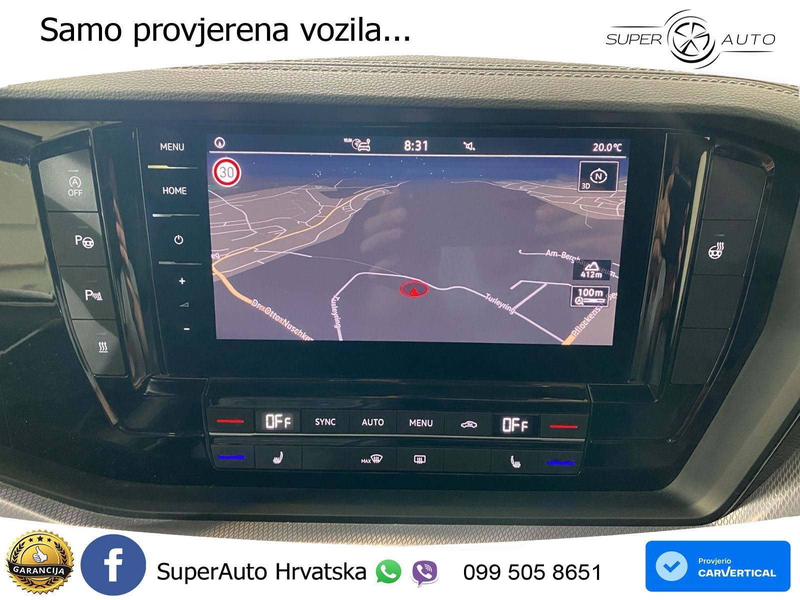 Volkswagen Touareg 3.0 V6 TDI (286 KS) 4MOTION Tiptronic R-Line ZRAČNI+ACC+GR SJED+KAM+PANO