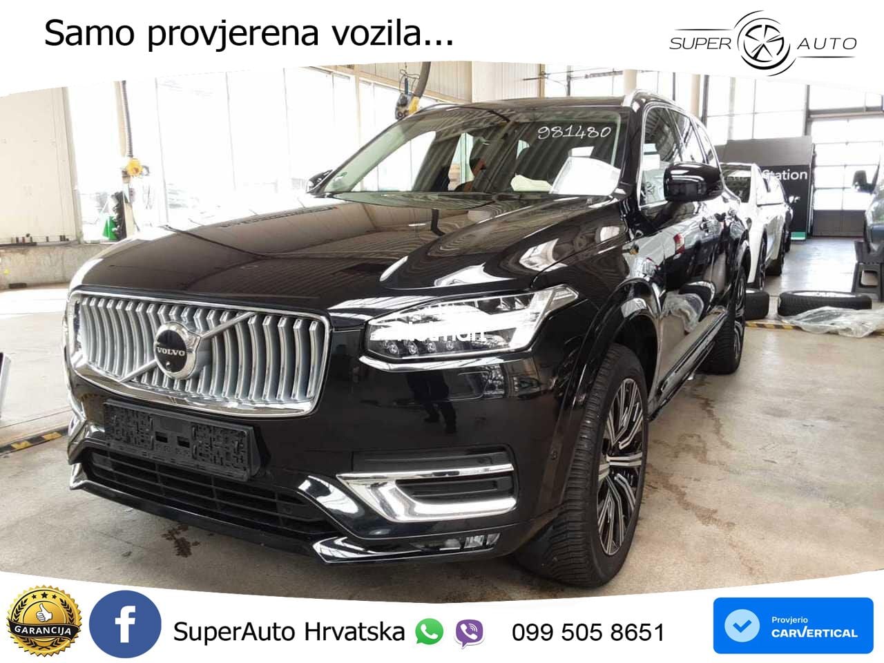Volvo XC90 2.0 B5 Diesel AWD Automatic ACC+GR SJED+360+PANO