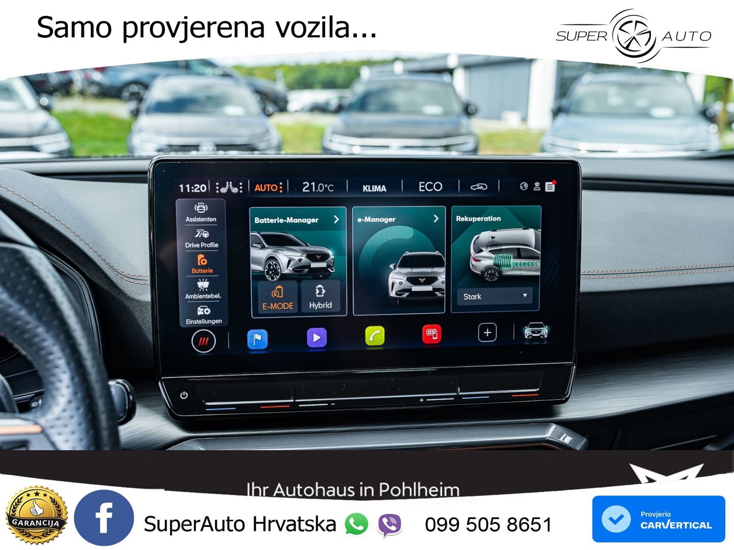 Cupra Formentor 1.4 TSI (204 KS) e-Hybrid DSG LED+GR SJED+ACC