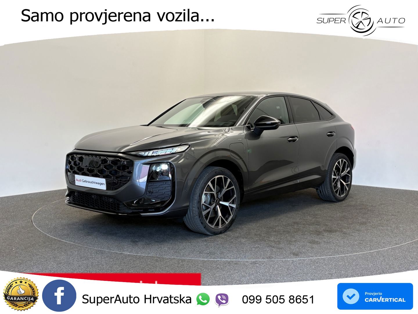 Audi Q3 Sportback 1.5 TFSIe (272 KS) S tronic LED+GR SJED+ACC