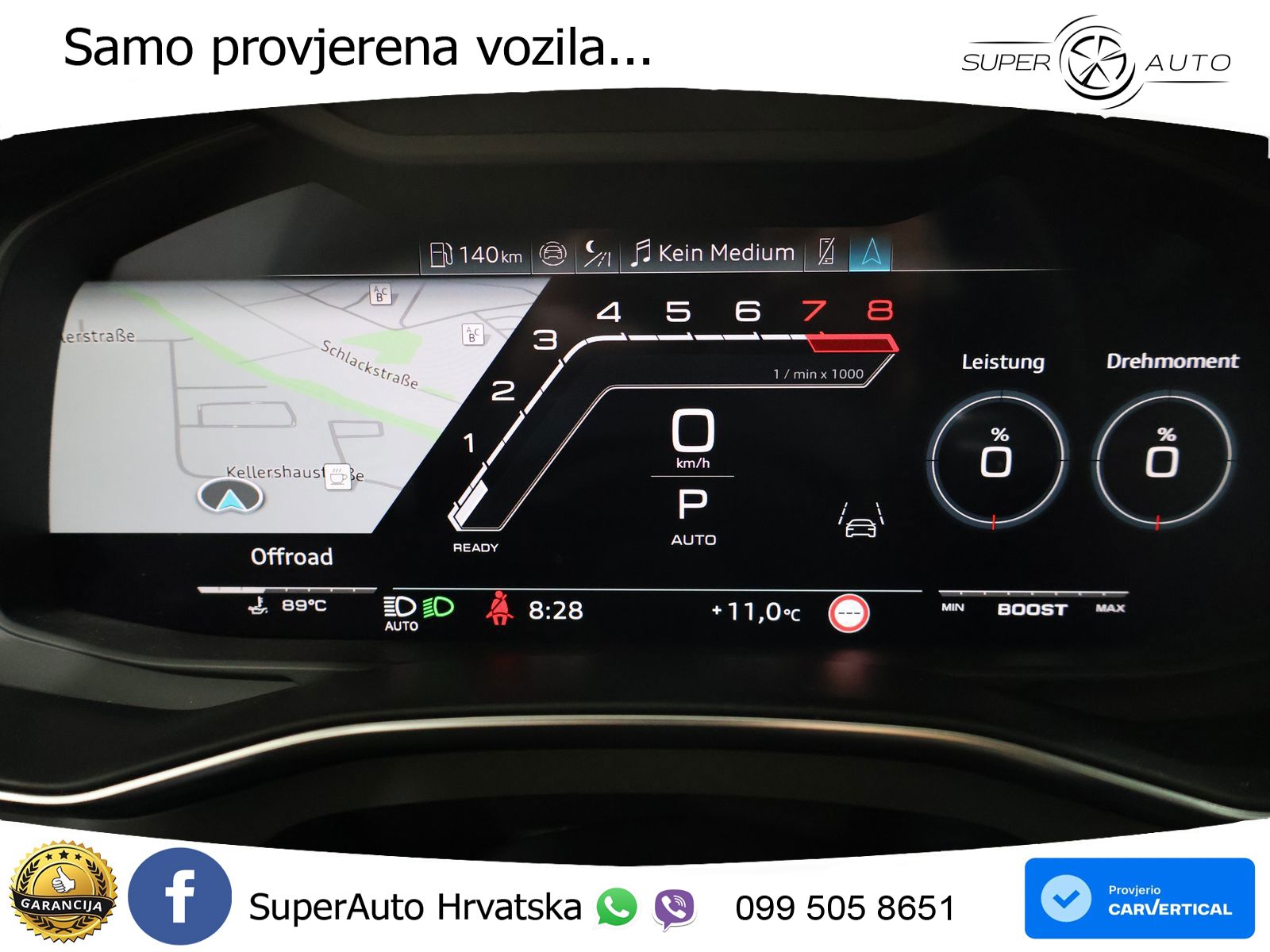 Audi RS6 Avant 4.0 TFSI V8 (600 KS) quattro Tiptronic ZRAČNI+ACC+GR SJED+KAM+PANO
