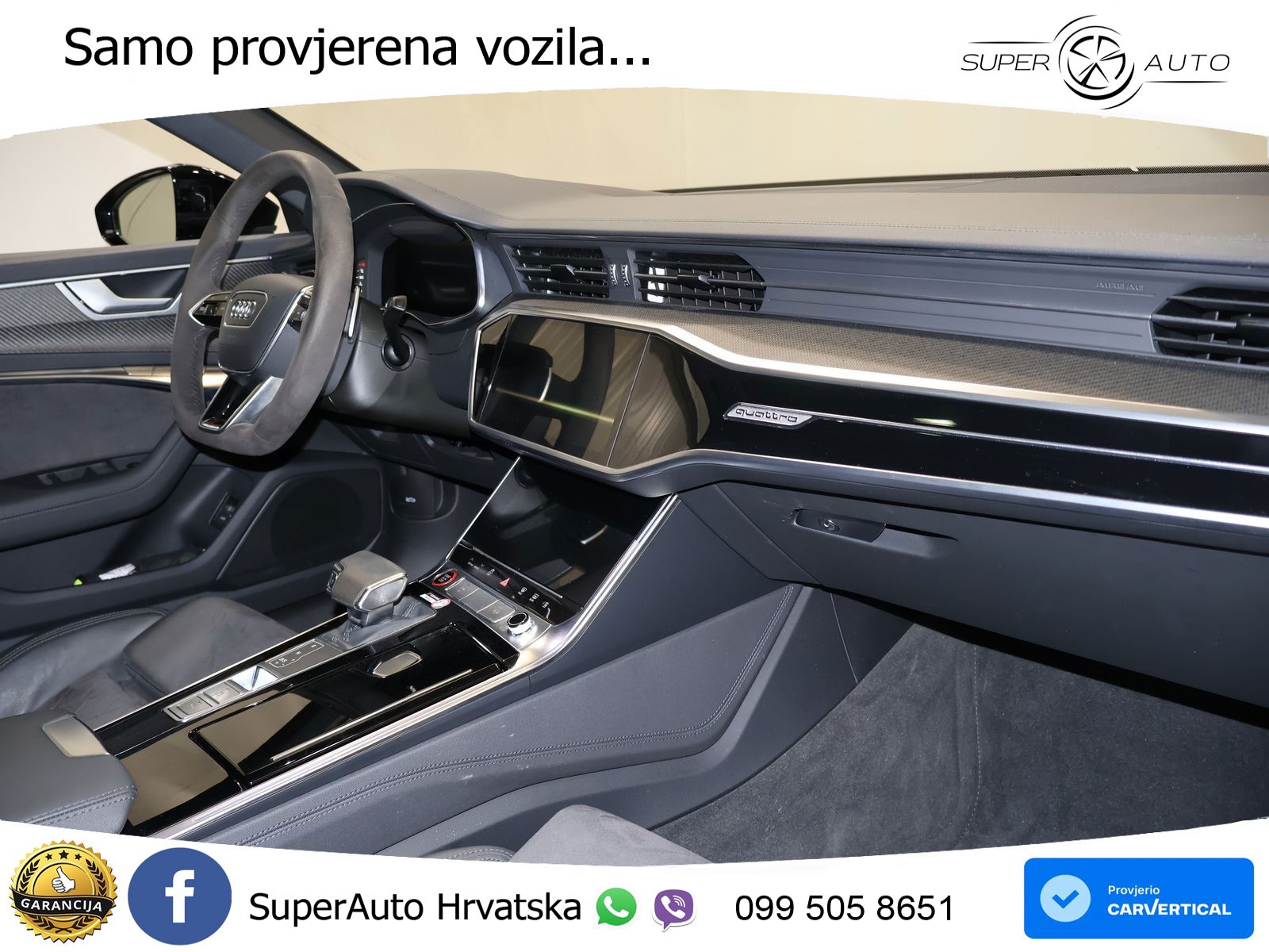 Audi RS6 Avant 4.0 TFSI V8 (600 KS) quattro Tiptronic ZRAČNI+ACC+GR SJED+KAM+PANO