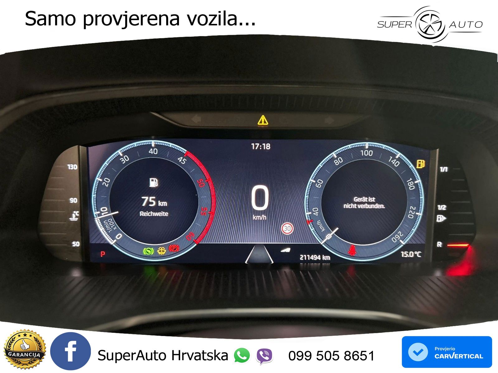 Škoda Octavia Combi 2.0 TDI (150 KS) DSG LED+GR SJED+ACC
