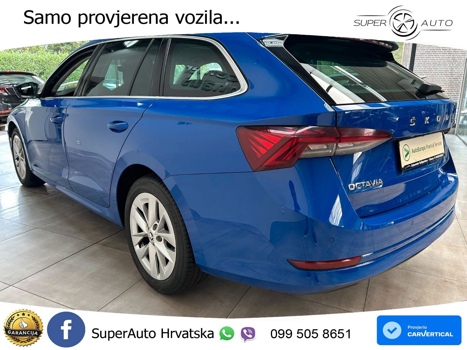 Škoda Octavia Combi 2.0 TDI (150 KS) DSG LED+GR SJED+ACC