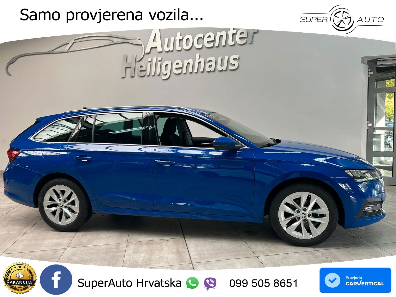 Škoda Octavia Combi 2.0 TDI (150 KS) DSG LED+GR SJED+ACC