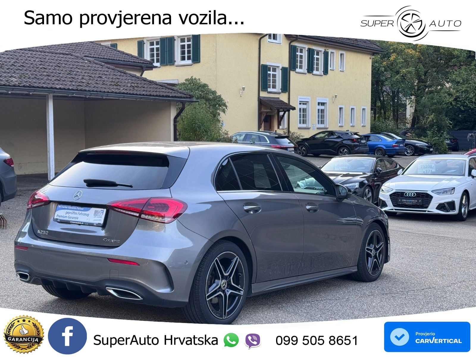 Mercedes-Benz A 250 4MATIC 8G-DCT AMG LED+GR SJED+ACC