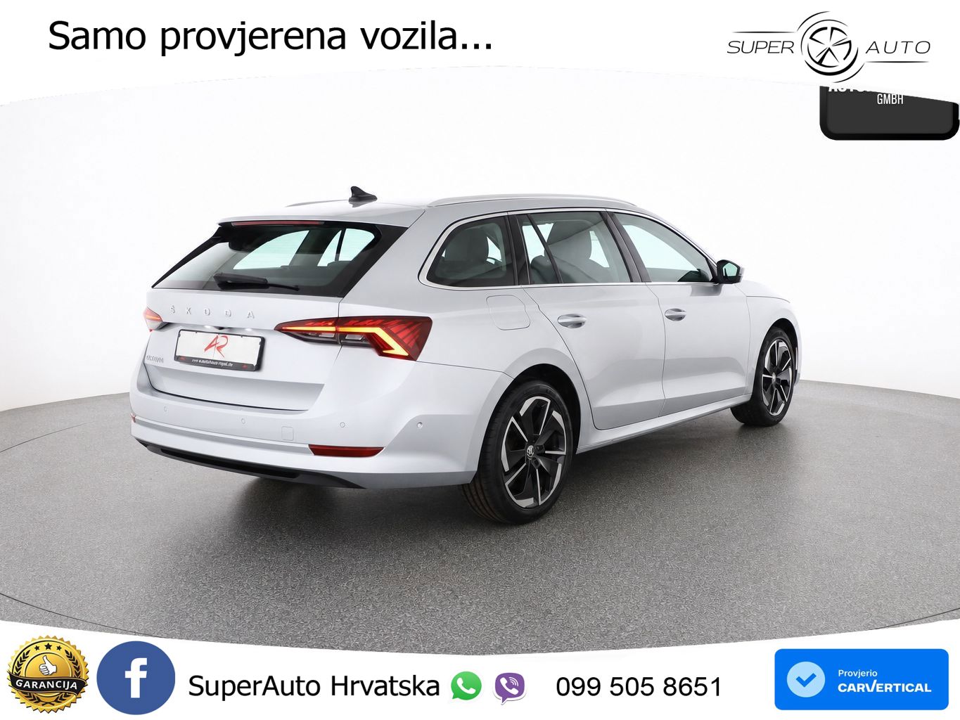 Škoda Octavia Combi 2.0 TDI (150 KS) DSG LED+GR SJED+ACC