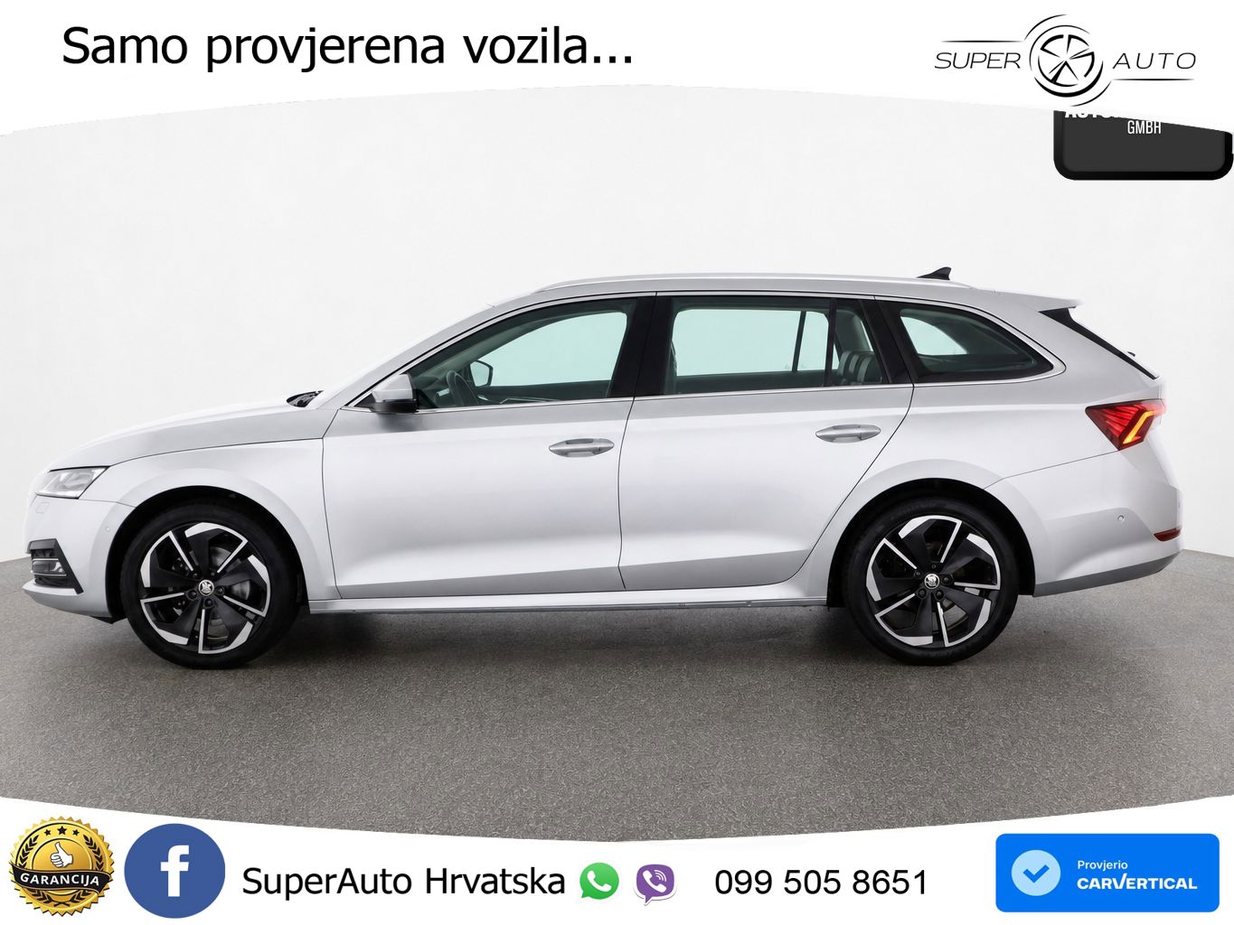 Škoda Octavia Combi 2.0 TDI (150 KS) DSG LED+GR SJED+ACC