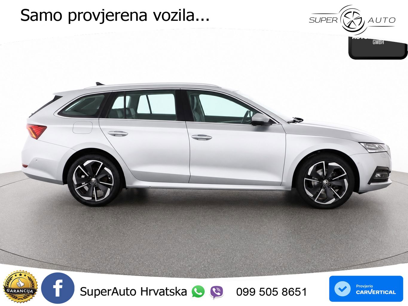 Škoda Octavia Combi 2.0 TDI (150 KS) DSG LED+GR SJED+ACC