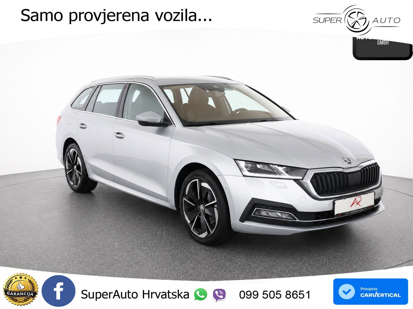 Škoda Octavia Combi 2.0 TDI (150 KS) DSG LED+GR SJED+ACC