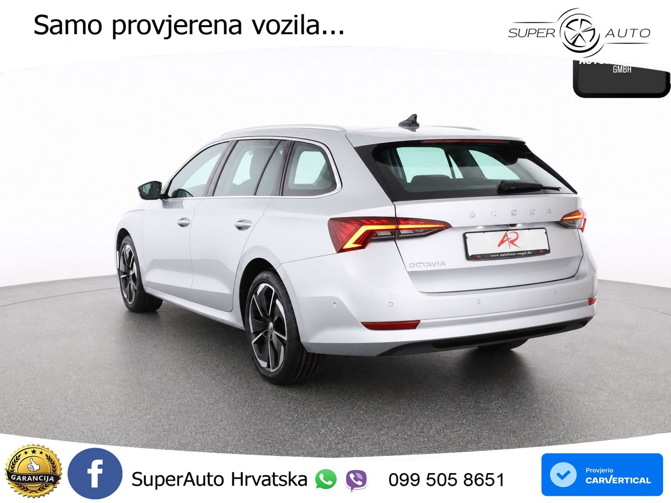 Škoda Octavia Combi 2.0 TDI (150 KS) DSG LED+GR SJED+ACC