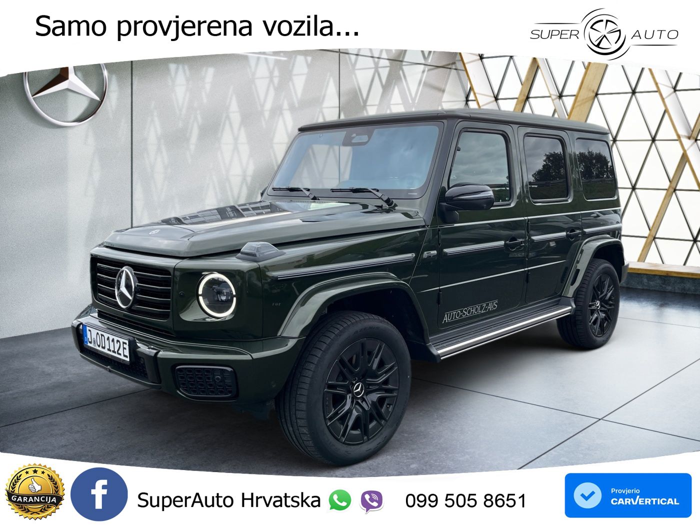 Mercedes G 580 EQ Long 116 kWh (587 KS) 4MATIC AMG LED+GR SJED+ACC